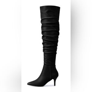 Chic Black Over the Knee Boots